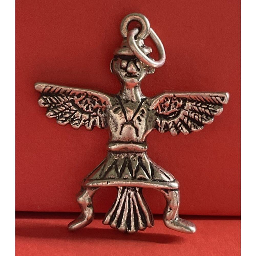 925 Sterling Silver Kachina Dancer Charm